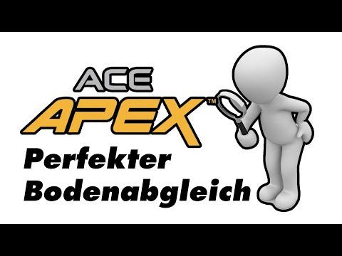 Metalldetektor-Einmaleins: Garrett ACE Apex Bodenabgleich - Crazy Detectors