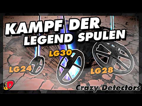 Nokta Legend Spulen im Vergleich - Crazy Detectors