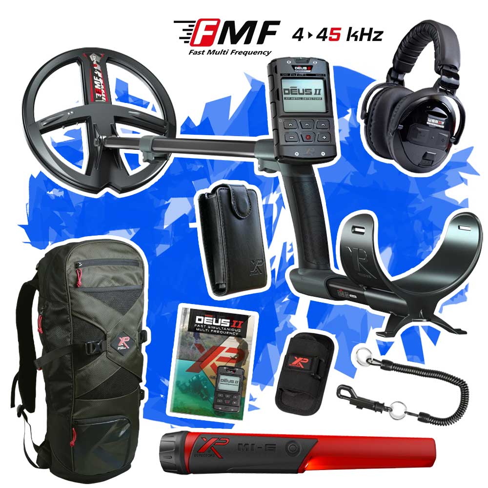 XP Deus 2 Metalldetektor Angebot mit GRATIS MI-6 Pinpointer und Rucksack