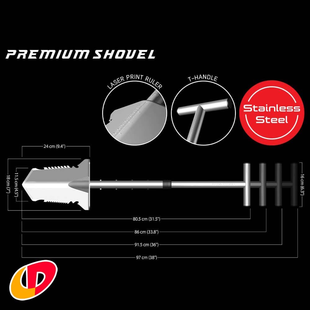 Nokta Sondel Spaten Premium Maße