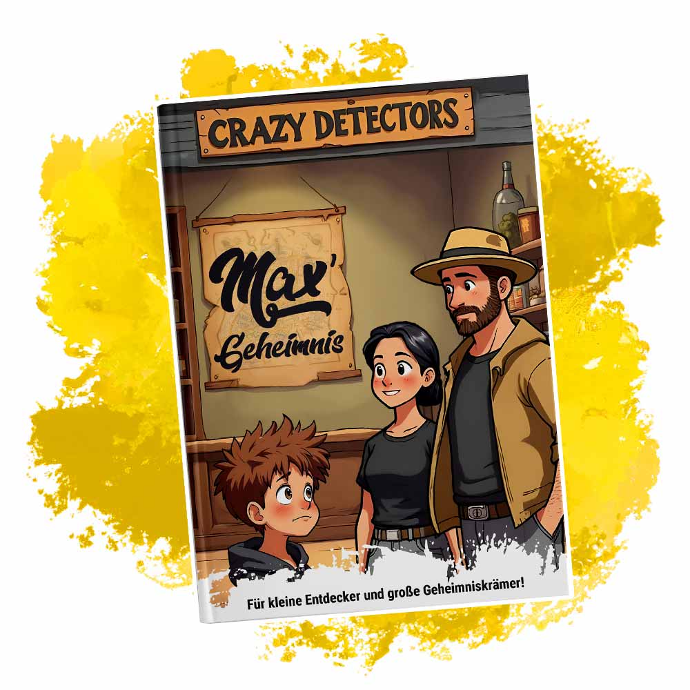 Max' Geheimnis - Geschichte für Kinder ab 4 Jahren - herausgegeben von Crazy Detectors