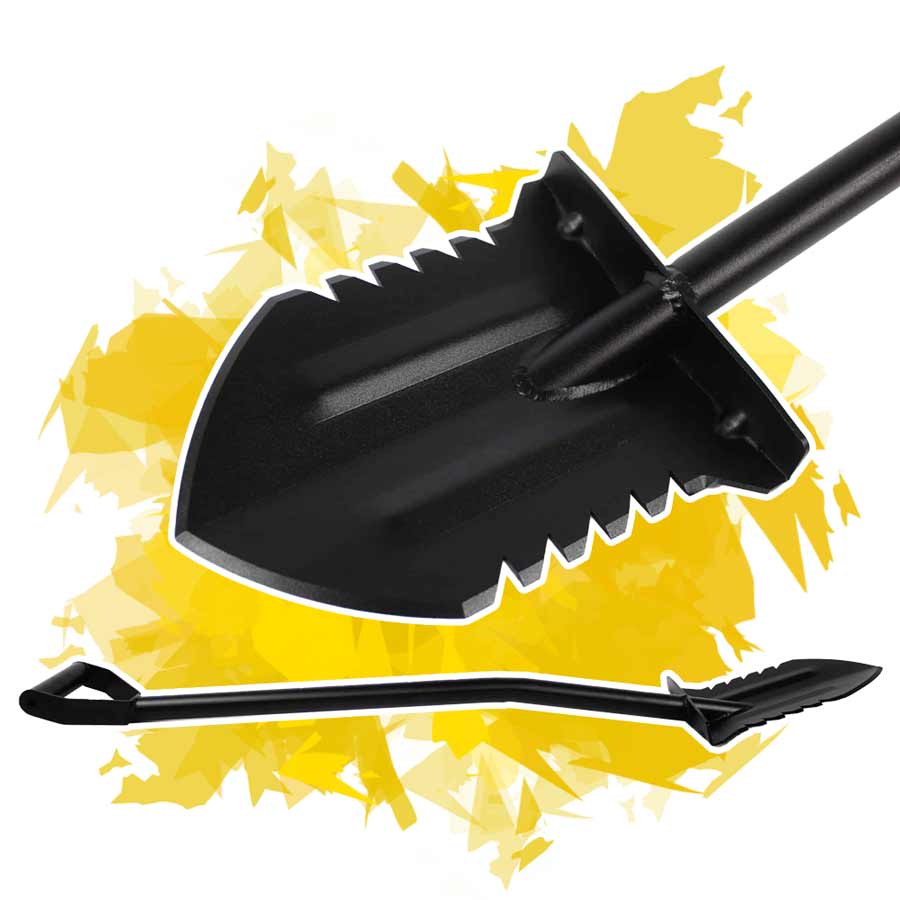Swagier Spaten V1 mit gebogenem Stiel
