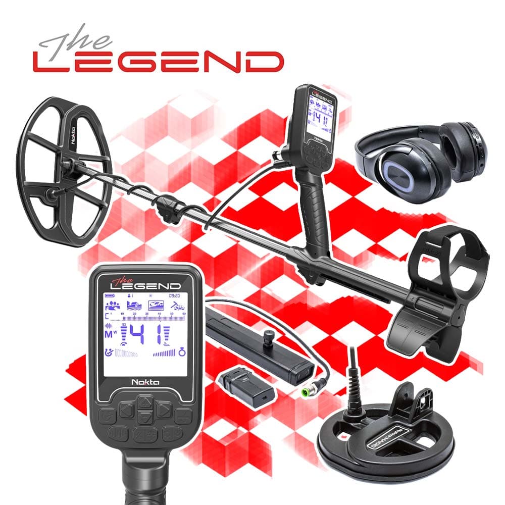 Neue Version: Nokta Legend Metalldetektor Pro Pack mit LG15 und Bluetooth Kopfhörern