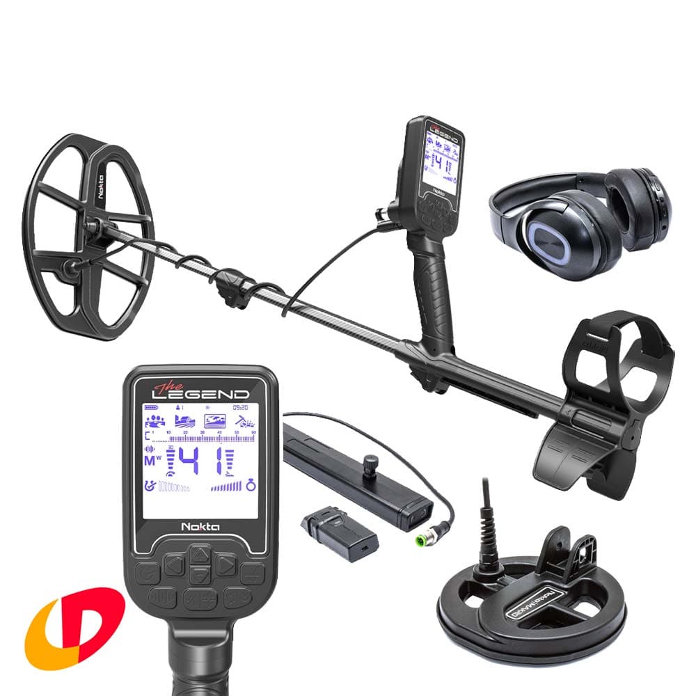 Neue Version: Nokta Legend Metalldetektor Pro Pack mit LG15 und Bluetooth Kopfhörern