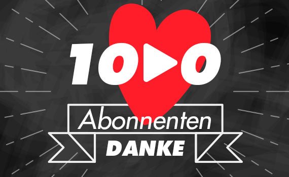 1000 Abonnenten bei YouTube - Crazy Detectors