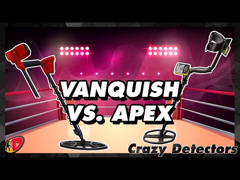 Direktvergleich Garrett ACE Apex vs. Minelab Vanquish 540 - Crazy Detectors