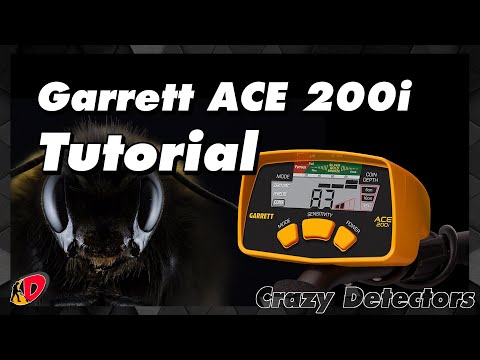 Garrett ACE 200i Tutorial - Crazy Detectors