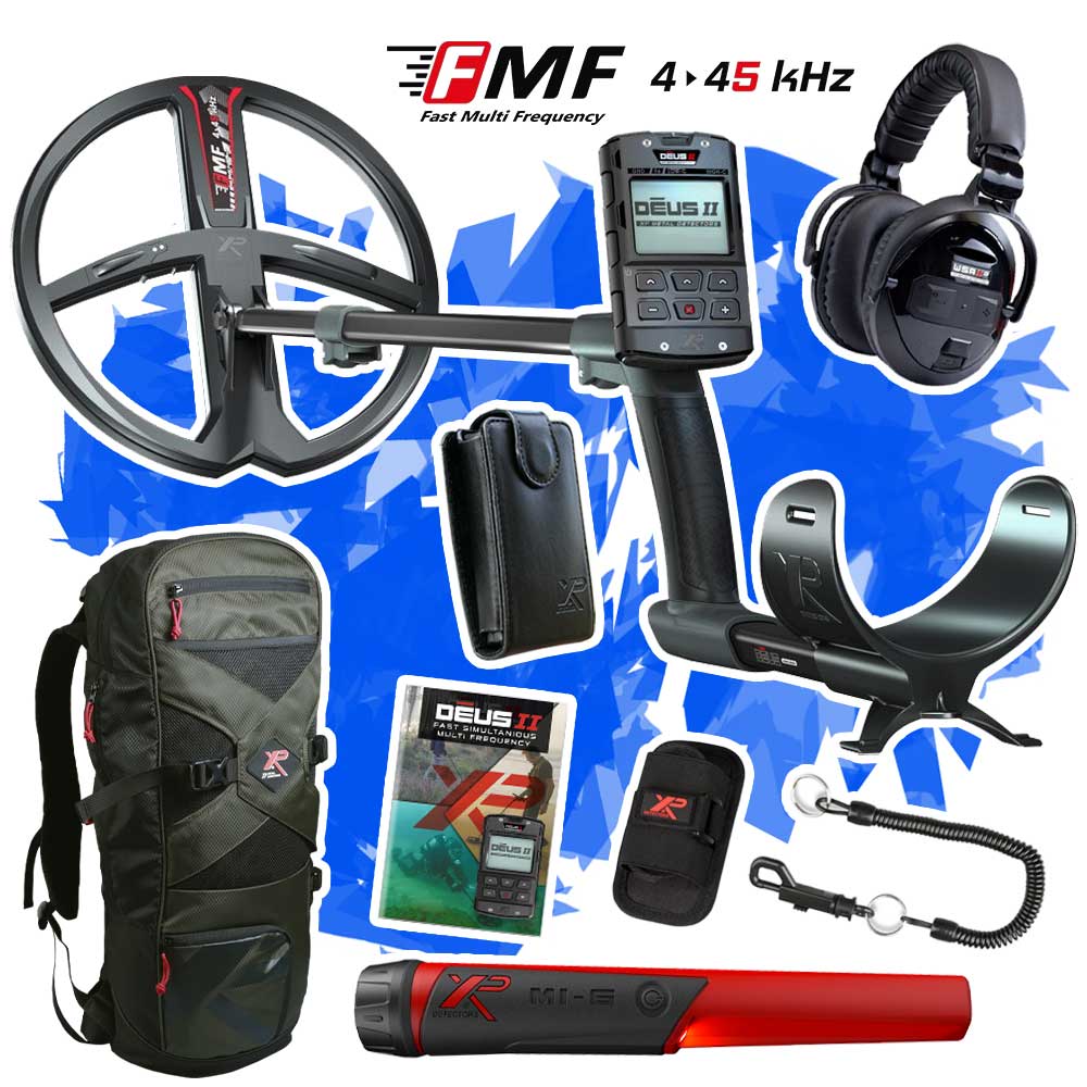 XP Deus 2 Metalldetektor Angebot mit GRATIS MI-6 Pinpointer und Rucksack