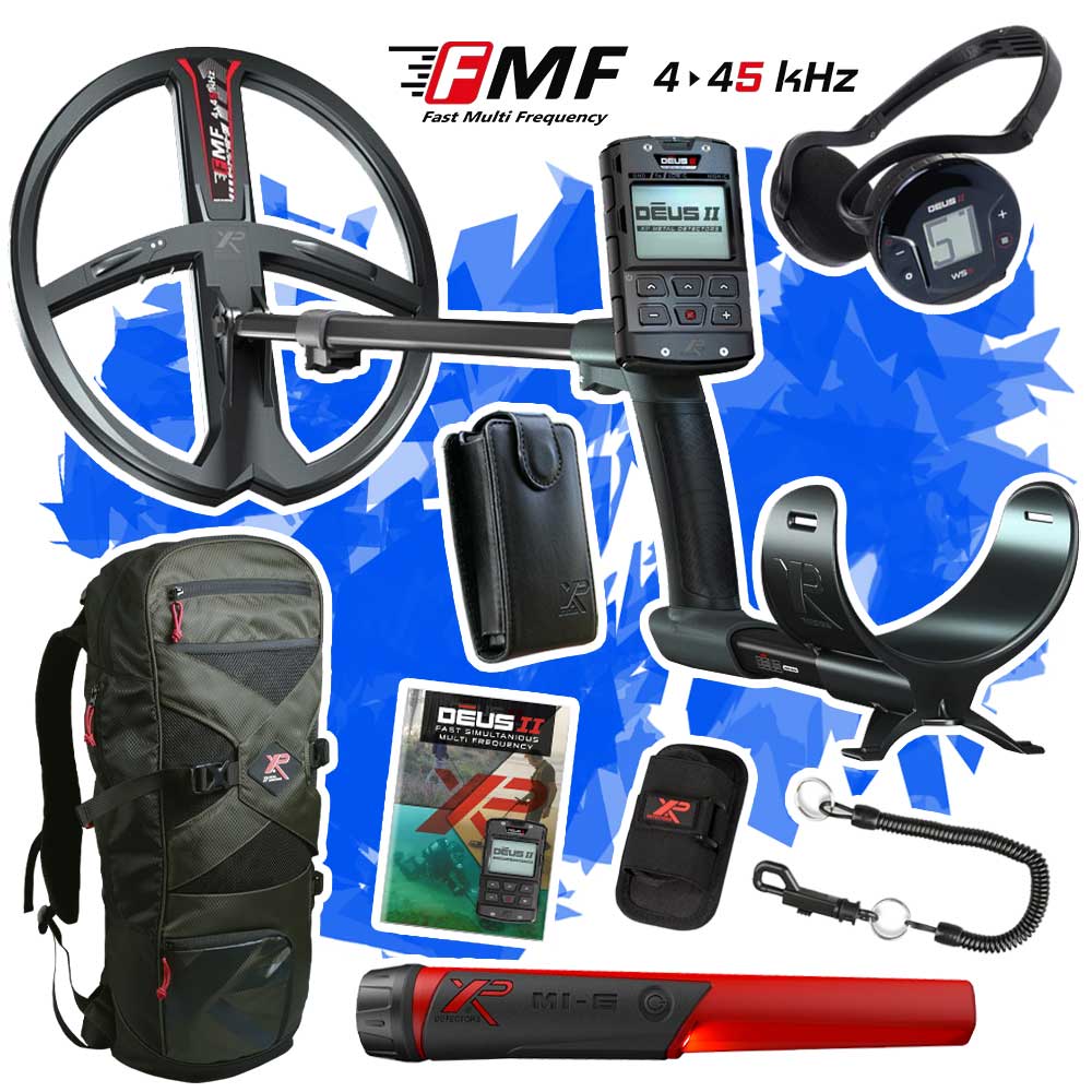 XP Deus 2 Metalldetektor Angebot mit GRATIS MI-6 Pinpointer und Rucksack