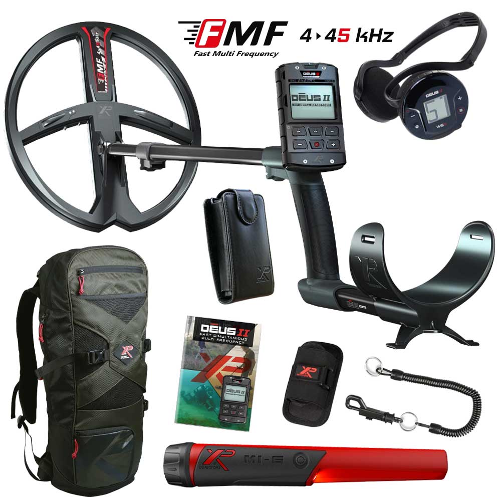 XP Deus 2 Metalldetektor Angebot mit GRATIS MI-6 Pinpointer und Rucksack