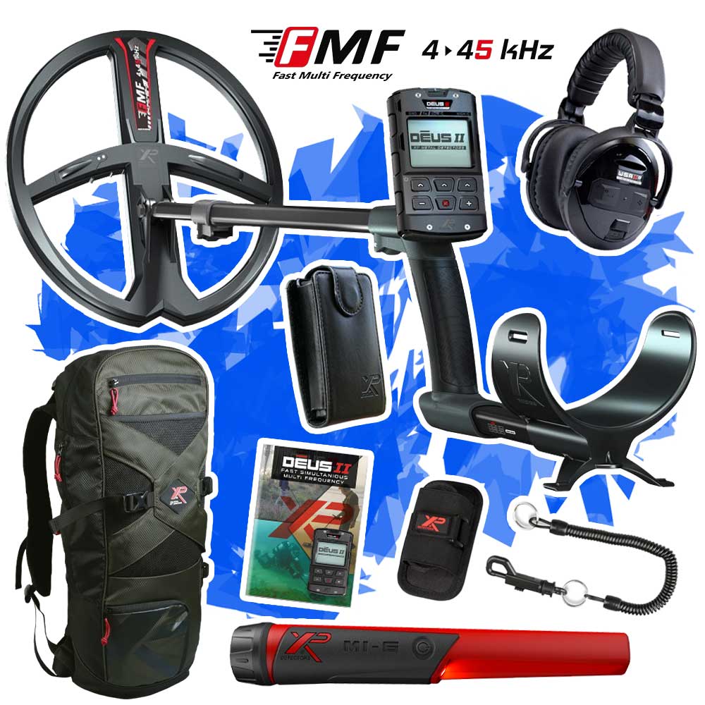 XP Deus 2 Metalldetektor Angebot mit GRATIS MI-6 Pinpointer und Rucksack