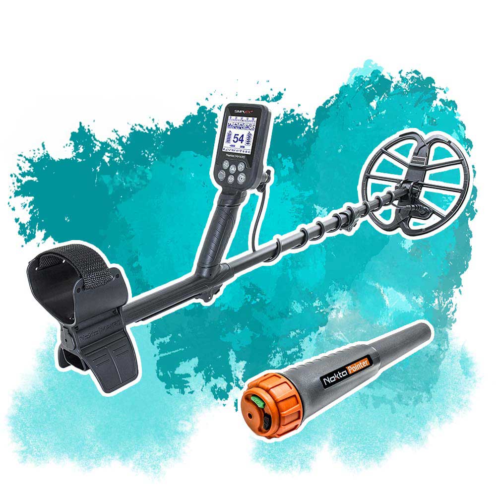 Nokta Makro Simplex+ inkl. Nokta Pointer mit Tutorial - Crazy Detectors