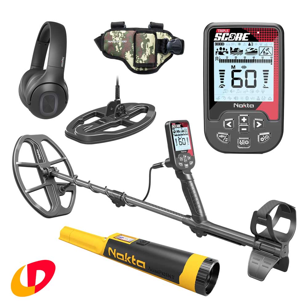 Nokta Triple Score Pro Pack im Angebot mit Nokta Accupoint und Pinpointer Beinholster 