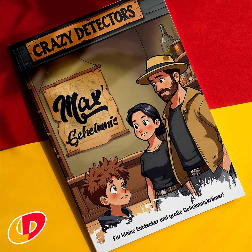 Max' Geheimnis - Geschichte für Kinder ab 4 Jahren - herausgegeben von Crazy Detectors