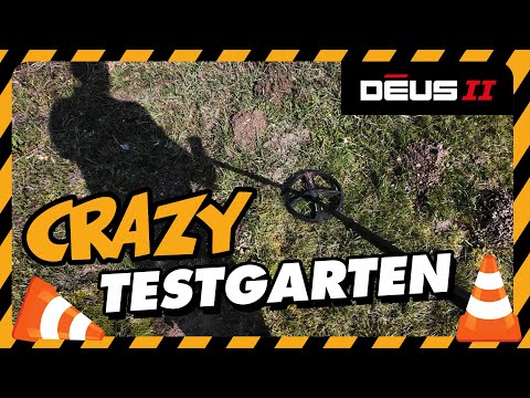 XP Deus 2 Metalldetektor Leistung auf dem Testfeld